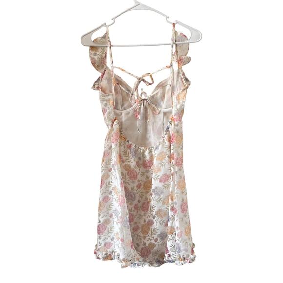 For Love & Lemons Rosie Floral Slip Dress Size S - Picture 3 of 12